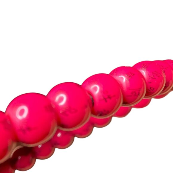 Vintage 00s Y2K Esprit Women's 9 Black Foam Chunky Bead Platform Sandals Shoes - Picture 2 of 6